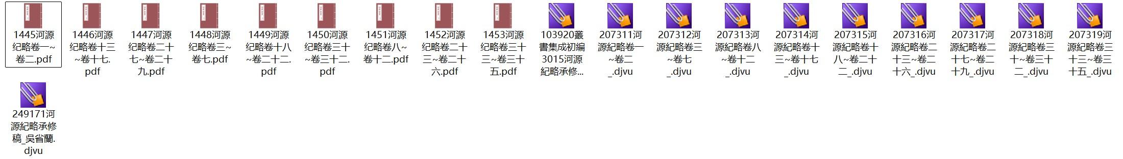 清代纪昀《河源纪略》pdf高清电子版