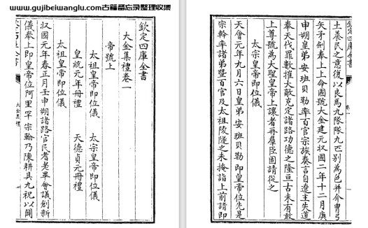 金朝典章制度史书《大金集礼》40卷 pdf高清电子版