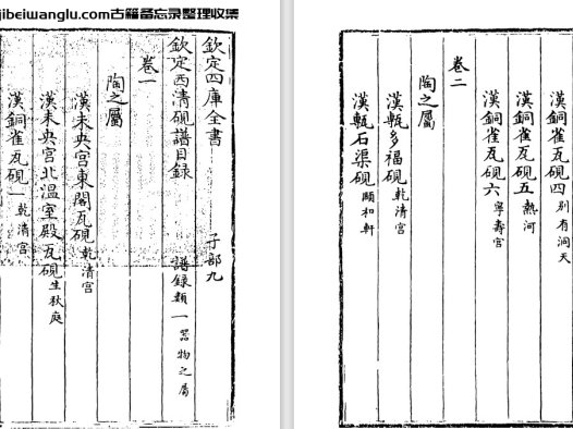 清代砚台研究专著《钦定西清砚谱》pdf高清电子版
