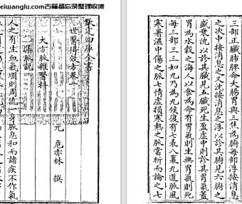 元代著名医学家危亦林《世医得效方》pdf高清电子版