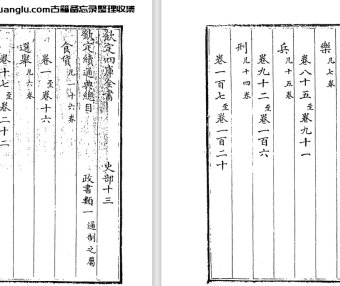 清乾隆时期《钦定续通典》150卷 pdf高清电子版下载