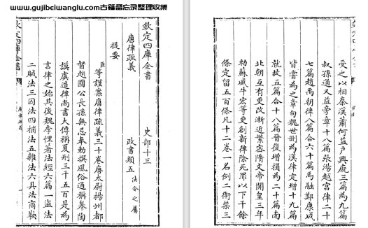 唐代重要法律文献《唐律疏义》三十卷 pdf高清电子版