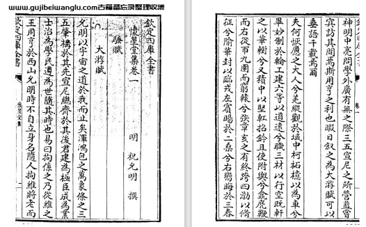 明代祝允明《怀星堂集》三十卷 pdf高清电子版下载