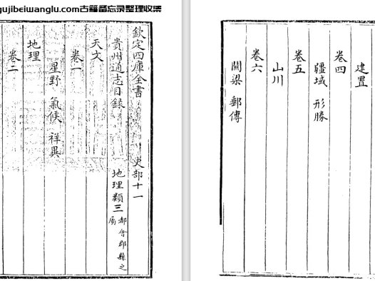 贵州地方志《贵州通志》pdf高清电子版下载